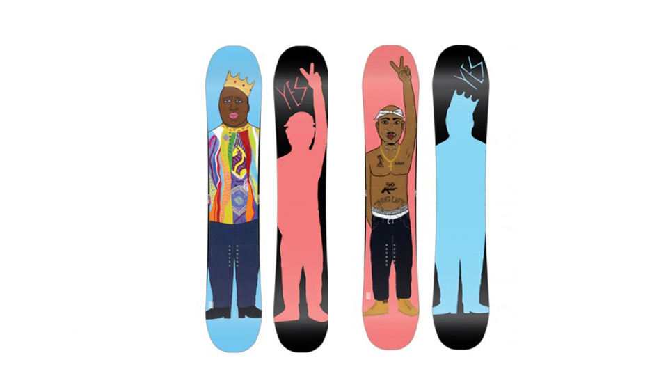Biggie and Tupac Snowboards