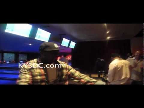 50 Cent Bowling While Wearing MMG Gunplay’s Chain