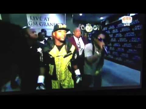 Lil Wayne Walks Floyd Mayweather Jr. Into His Fight