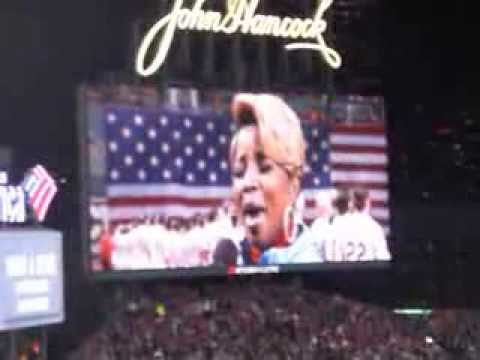 Mary J Blige Sings The National Anthem At The World Series