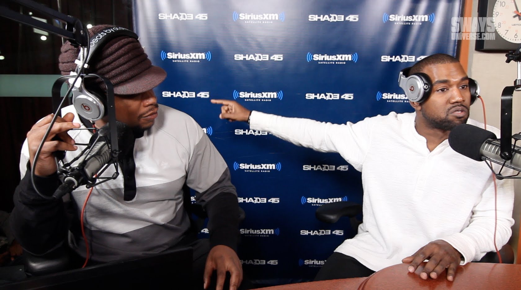 Kanye West Spazzes Out On Sway