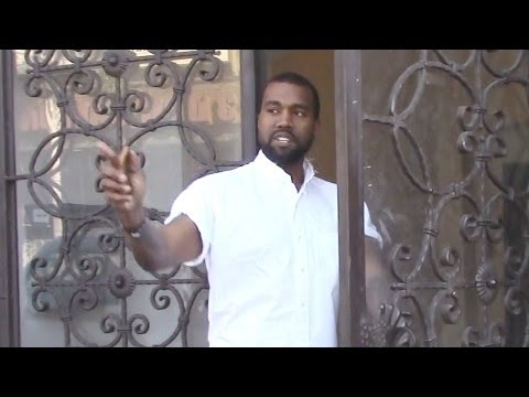 Kanye Has A Kim K. Lookalike Grab His Bags From His Lambo