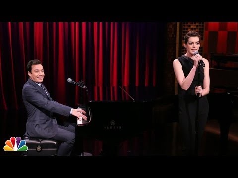 Anne Hathaway & Jimmy Fallon Turn Raps Into Show Tunes