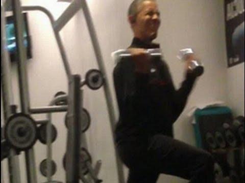 Someone Secretly Recorded President Obama Working Out