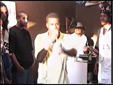 19 Year Old Kanye West Spitting A Freestyle At Fat Beats Opening In 1996