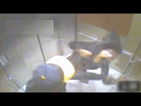 NFL Player Ray Rice Knocking Out His Fiancee In A Elevator