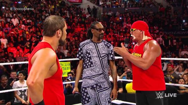 Snoop Dogg Makes A Special Appearance On WWE RAW With Hulk Hogan