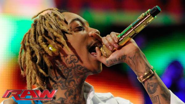 Wiz Khalifa Performs At WWE Raw In Pittsburgh