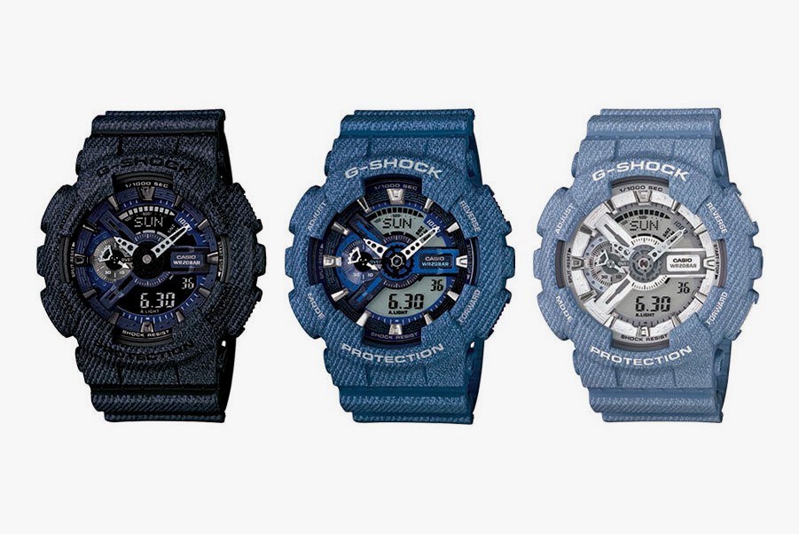 G-Shock Unveils a Series of Denim Watches