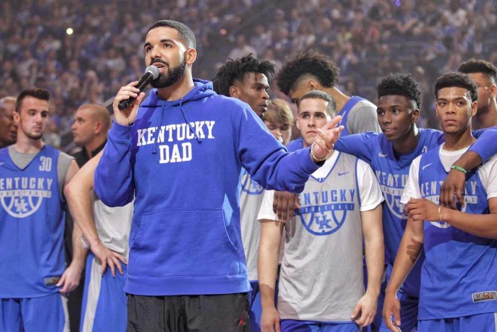 Drake Returns to Kentucky Wildcats’s Big Blue Madness Event