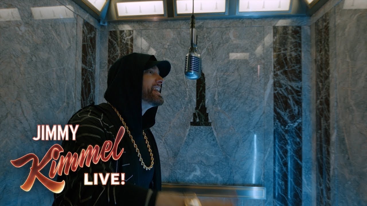 Eminem Performs “Venom” at the Top of the Empire State Building